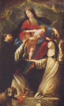 7 octobre : Notre-Dame du Rosaire TableauStDominique1